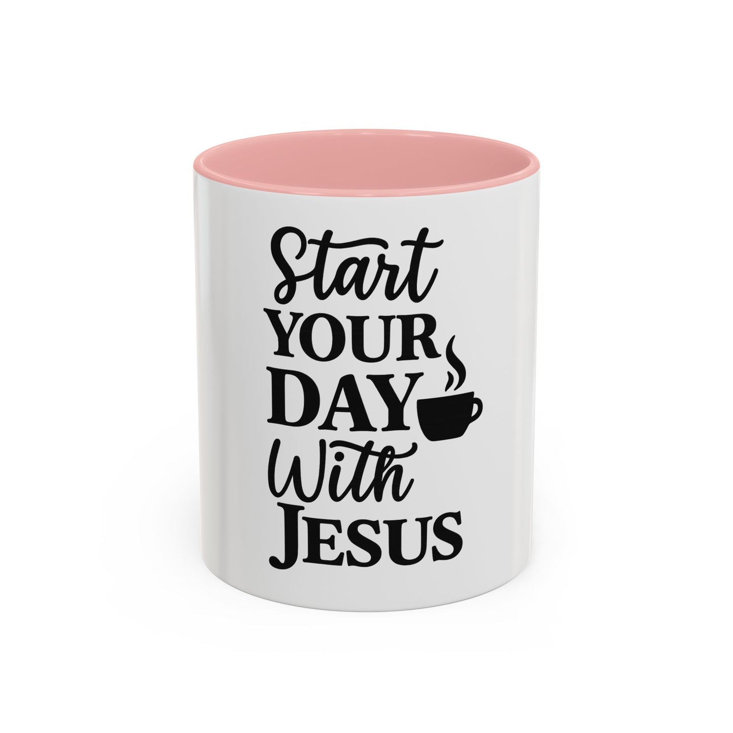 Christian Coffee Mug – Start Your Day with Jesus