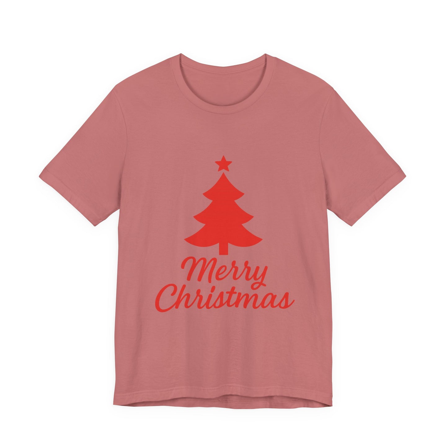 Merry Christmas Unisex Heavy Cotton Tee – Faith-Inspired Holiday Shirt
