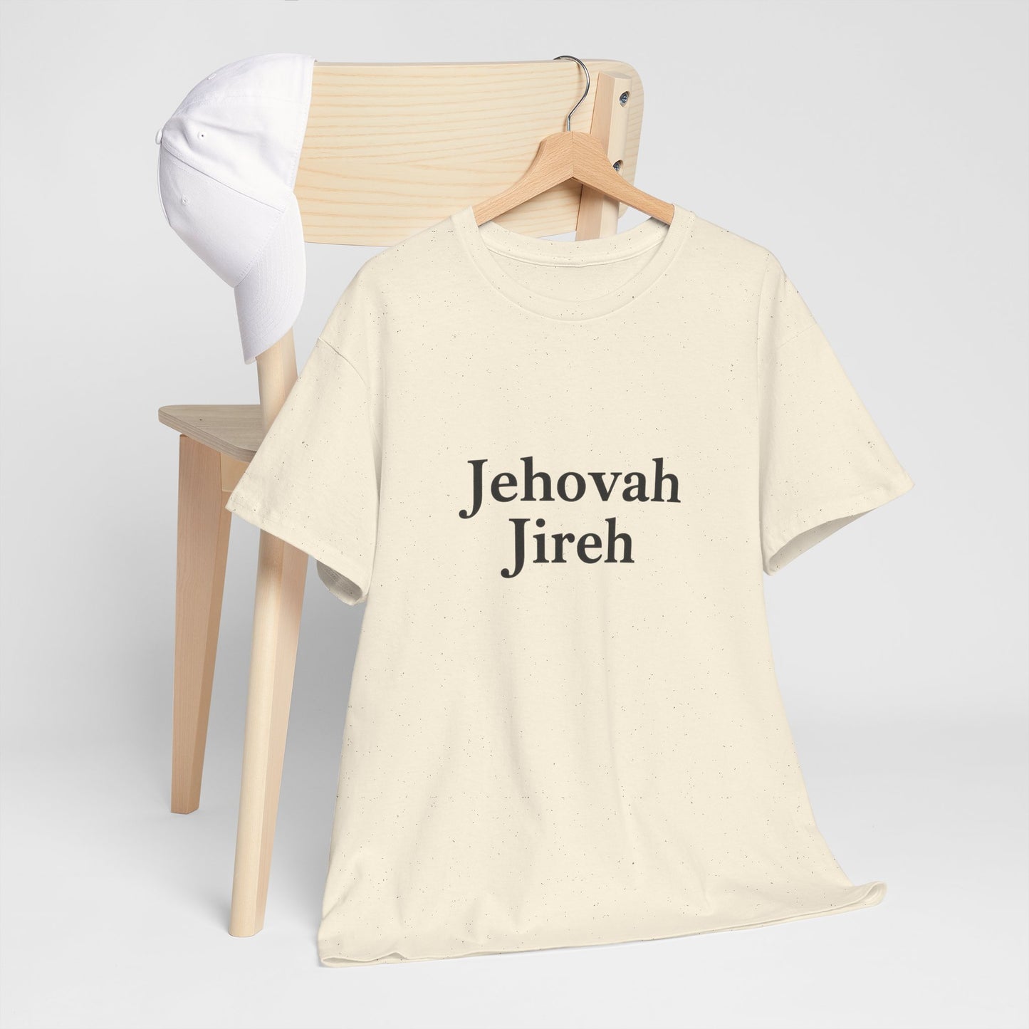 Jehovah Jireh Unisex Heavy Cotton Tee, Inspirational T-Shirt, Faith-Based Apparel, Christian Gift, Everyday Wear