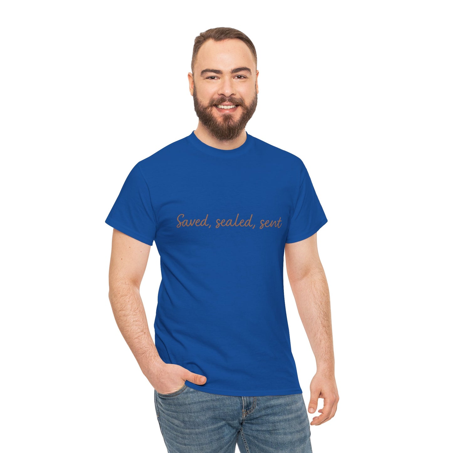 Saved. Sealed. Sent. T-Shirt – Bold Christian Mission Unisex Tee