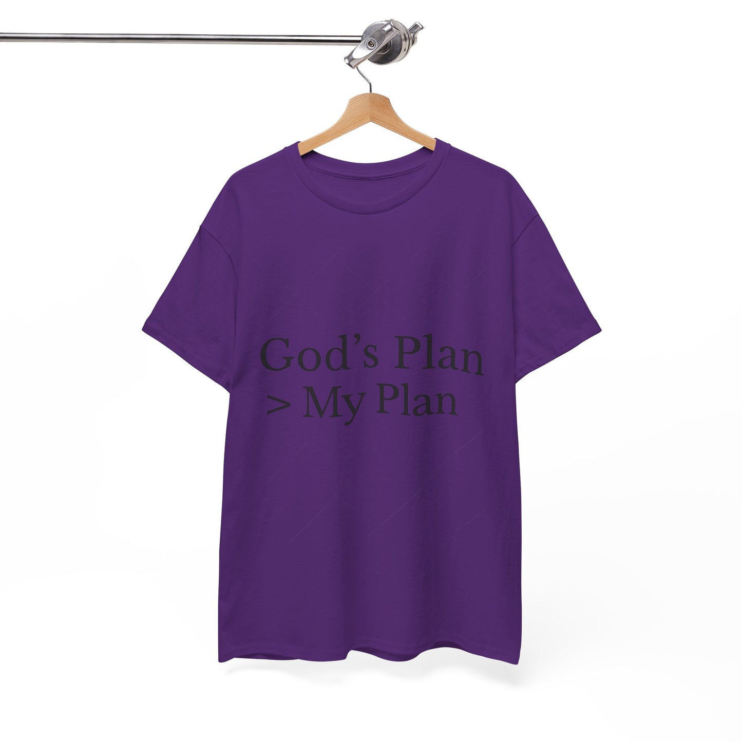 God’s Plan > My Plan T-Shirt – Christian Faith Unisex Tee