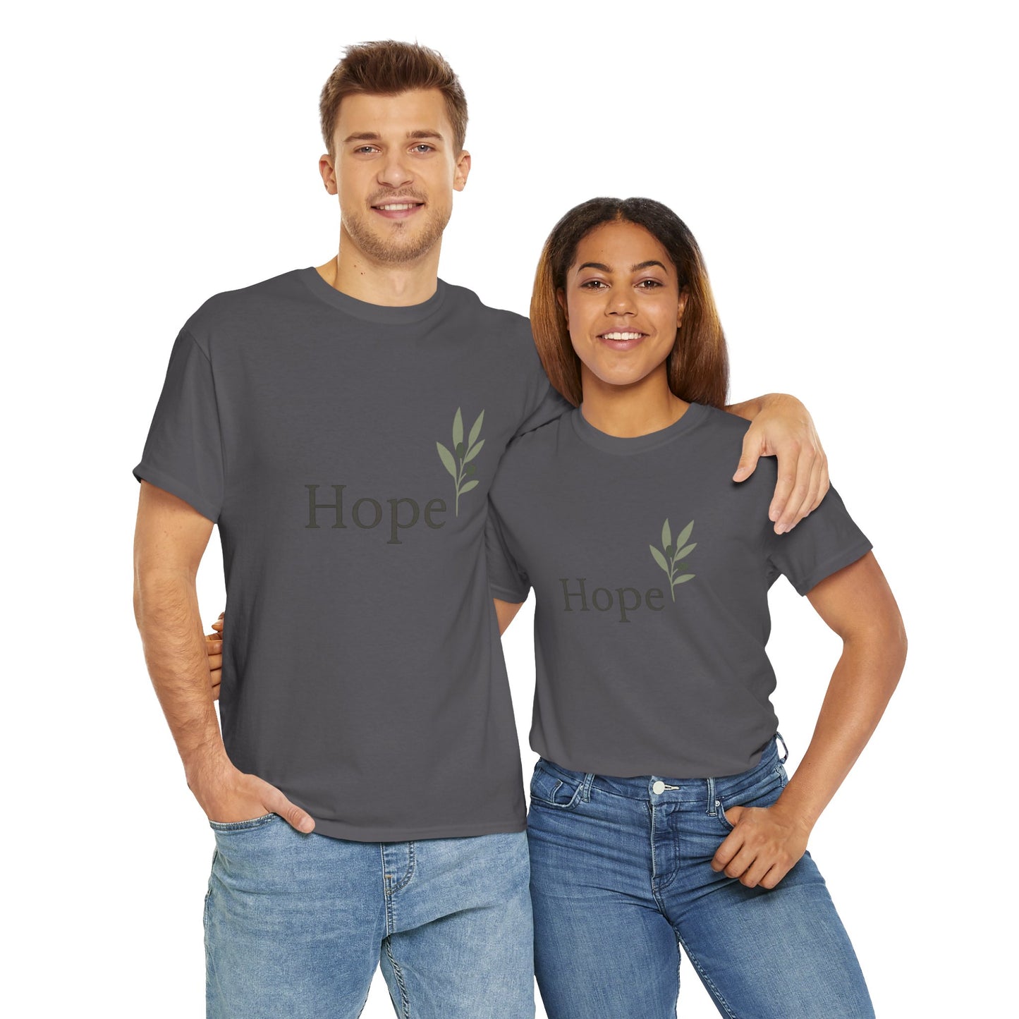 Hope T-Shirt – Christian Faith Unisex  Heavy CottonTee with Inspirational Message