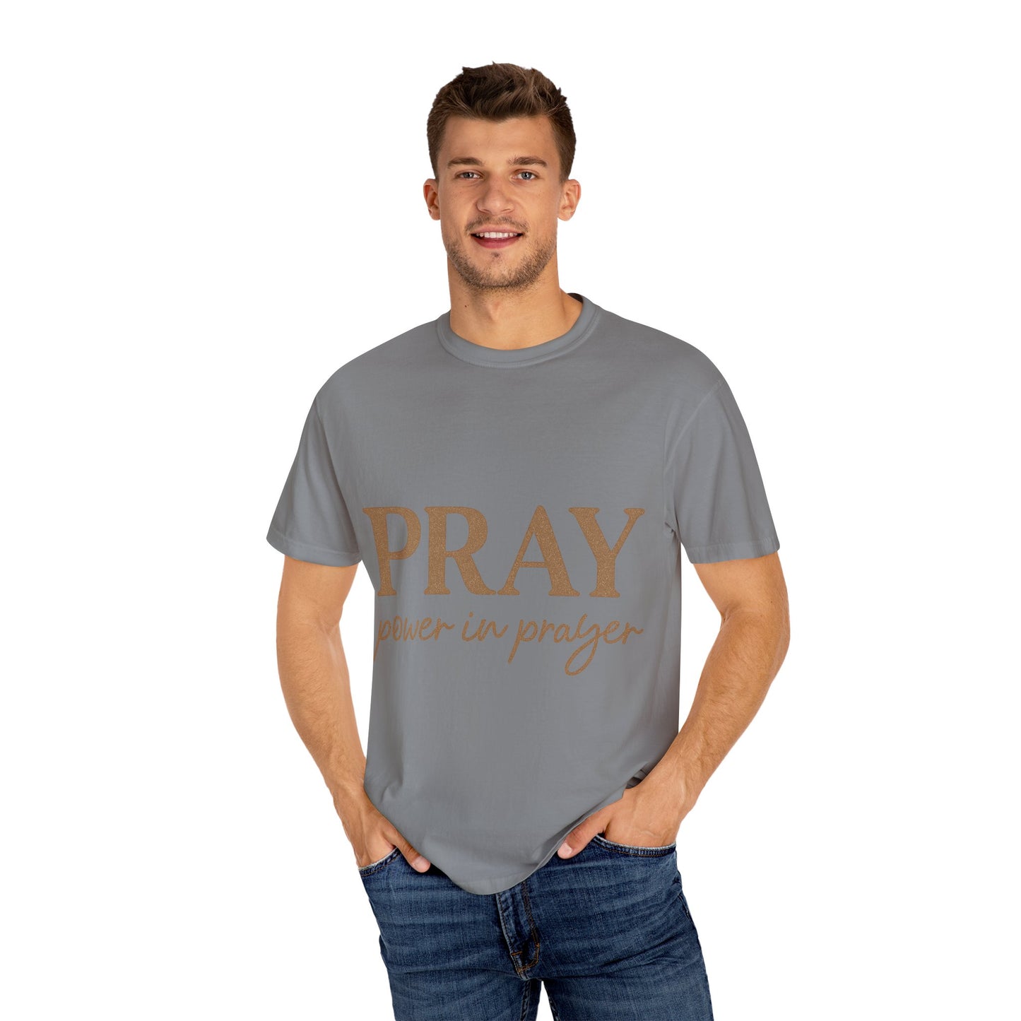 Pray Unisex T-Shirt – Minimal Christian Faith Tee