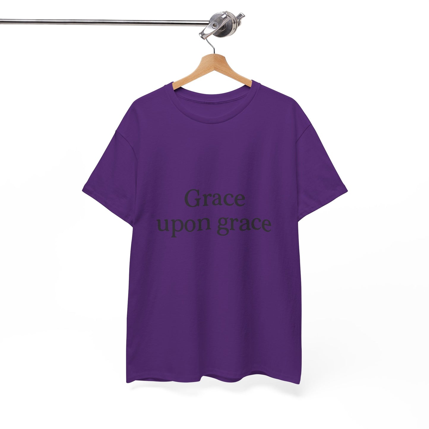 Grace Upon Grace T-Shirt – Elegant Christian Faith Unisex Tee