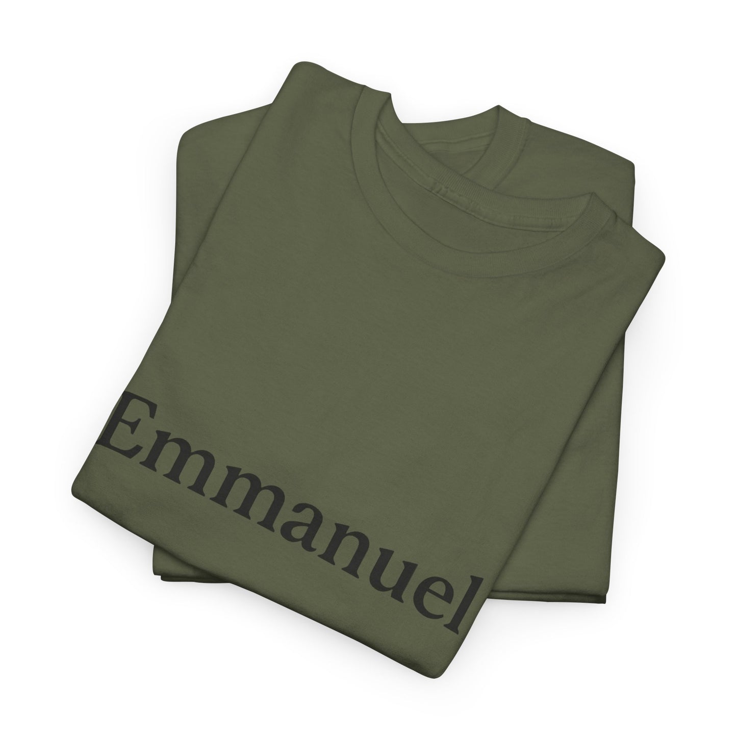 Emmanuel T-Shirt – God With Us Christian Faith Unisex Tee