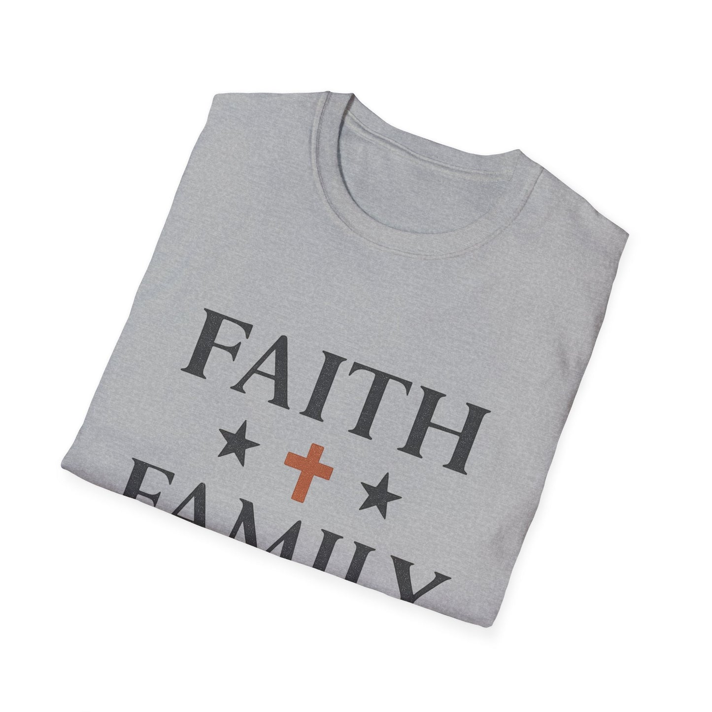 Faith Family Freedom Unisex T-Shirt | Soft Style Tee | Patriotic