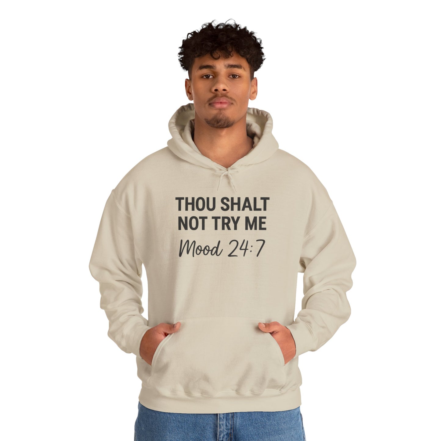 Thou Shall Not Try Me Hoodie – Funny Christian Sweatshirt with Attitude.