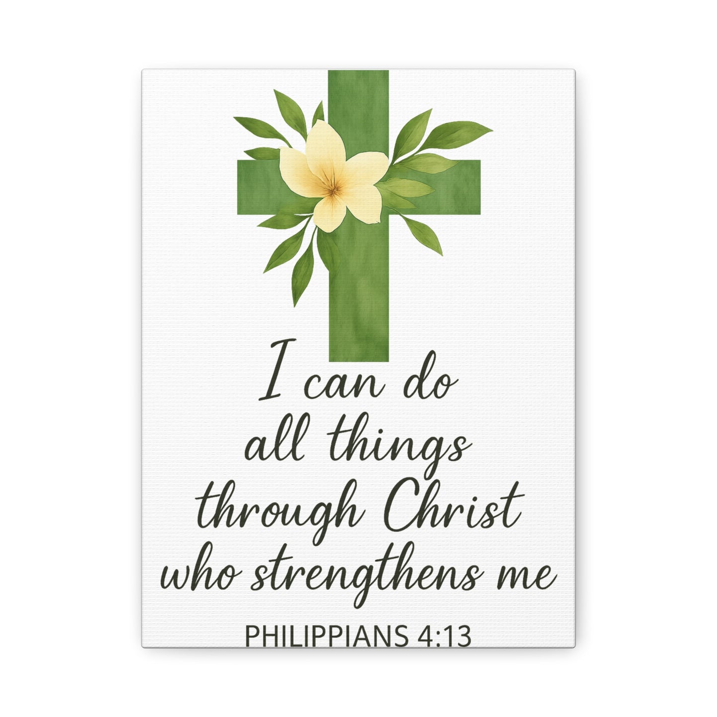 Philippians 4:13 Wall Art | Christian Scripture Home Decor