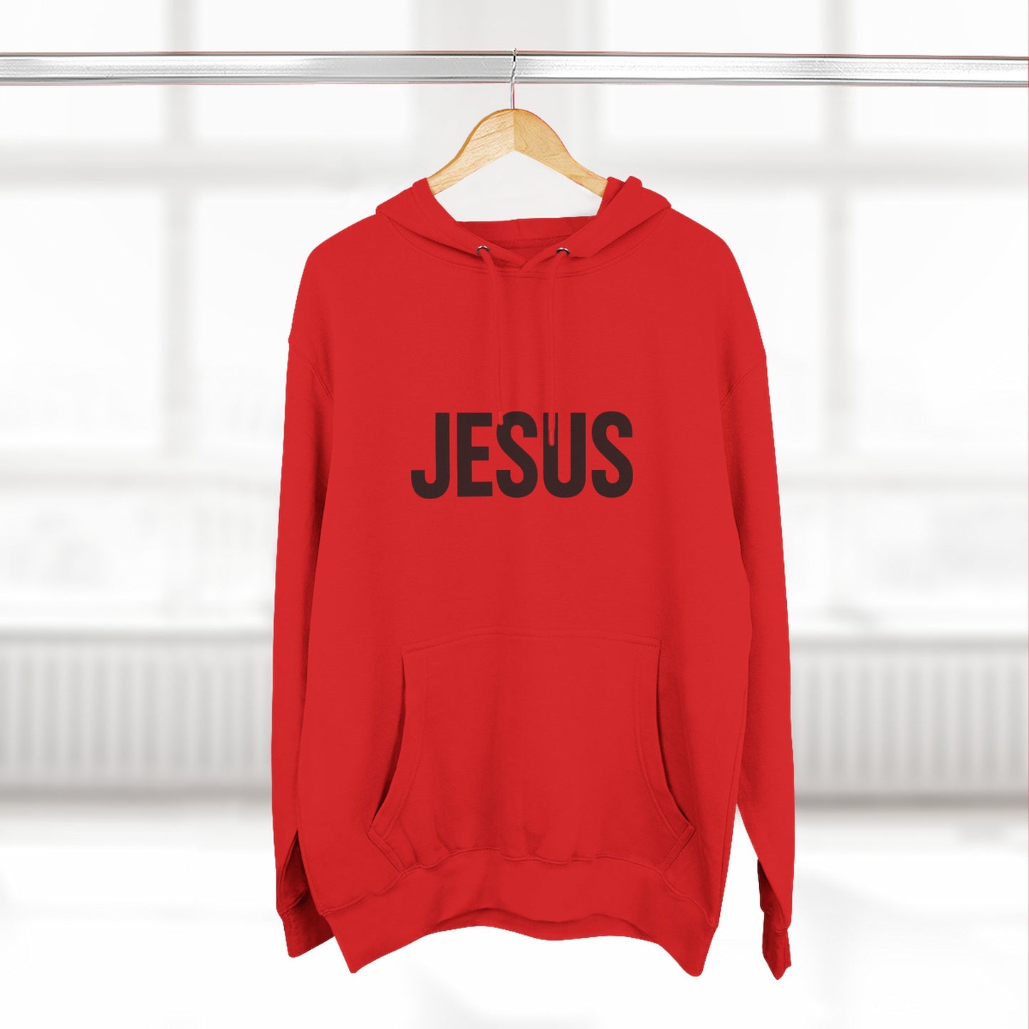 JESUS Unisex Hoodie – Bold Christian Statement Sweatshirt | Faithwear for Everyday Comfort