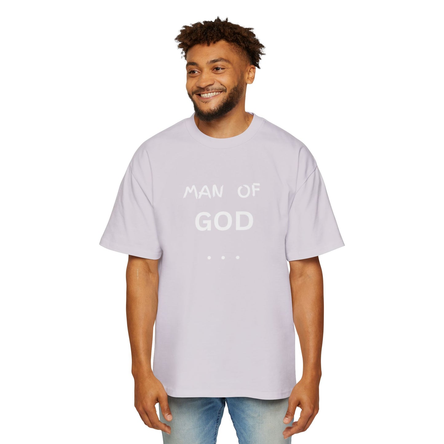 Christian Men’s T-Shirt – Bold “Man of God” Faith Tee