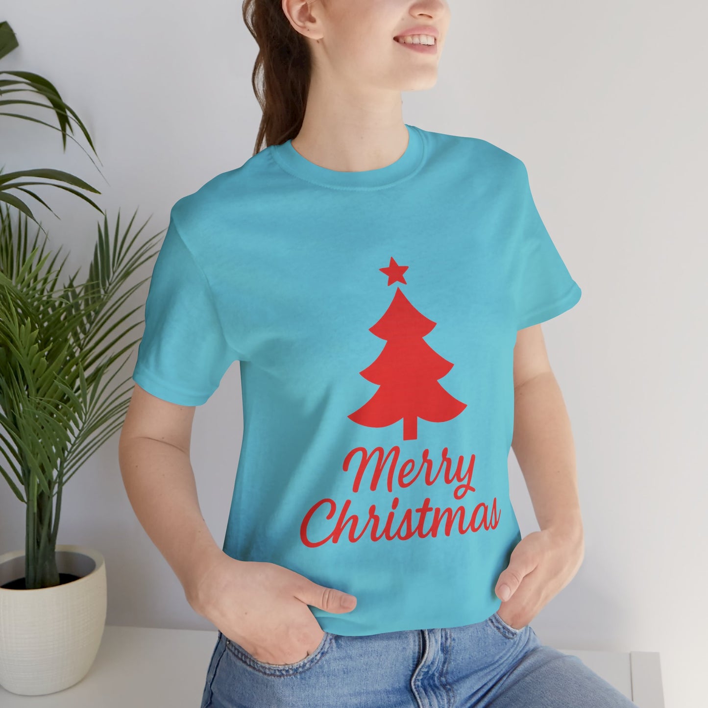 Merry Christmas Unisex Heavy Cotton Tee – Faith-Inspired Holiday Shirt