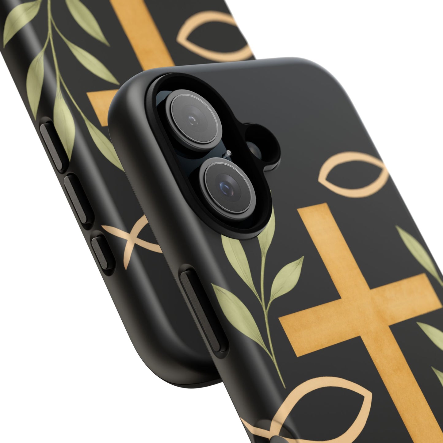 Christian Faith Phone Case with Floral Design