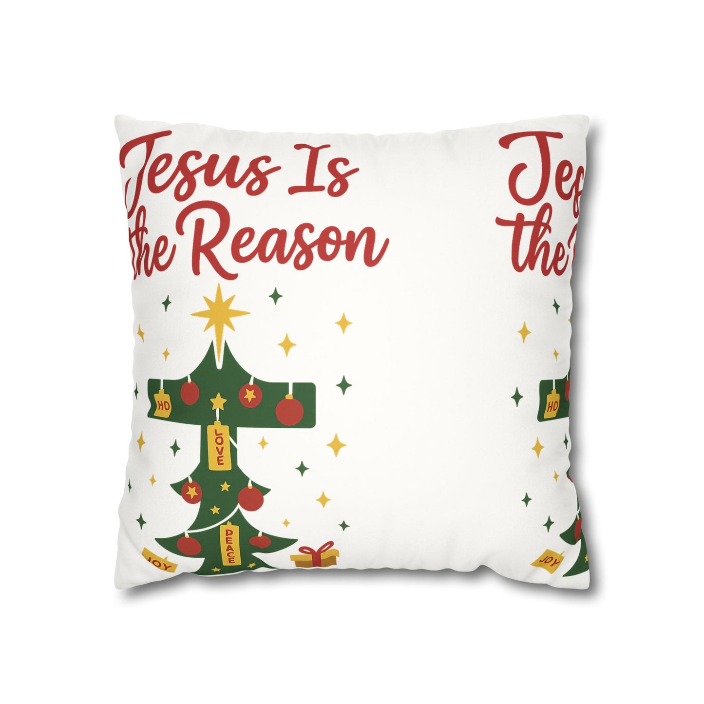Christmas Decorative Pillowcase - Jesus Is the Reason