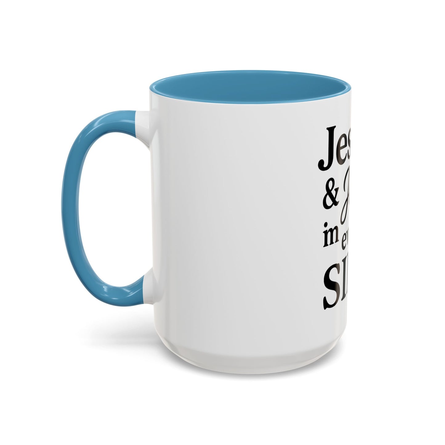 Jesus & Joy in Every Sip Christian Mug – Inspirational Faith Drinkware