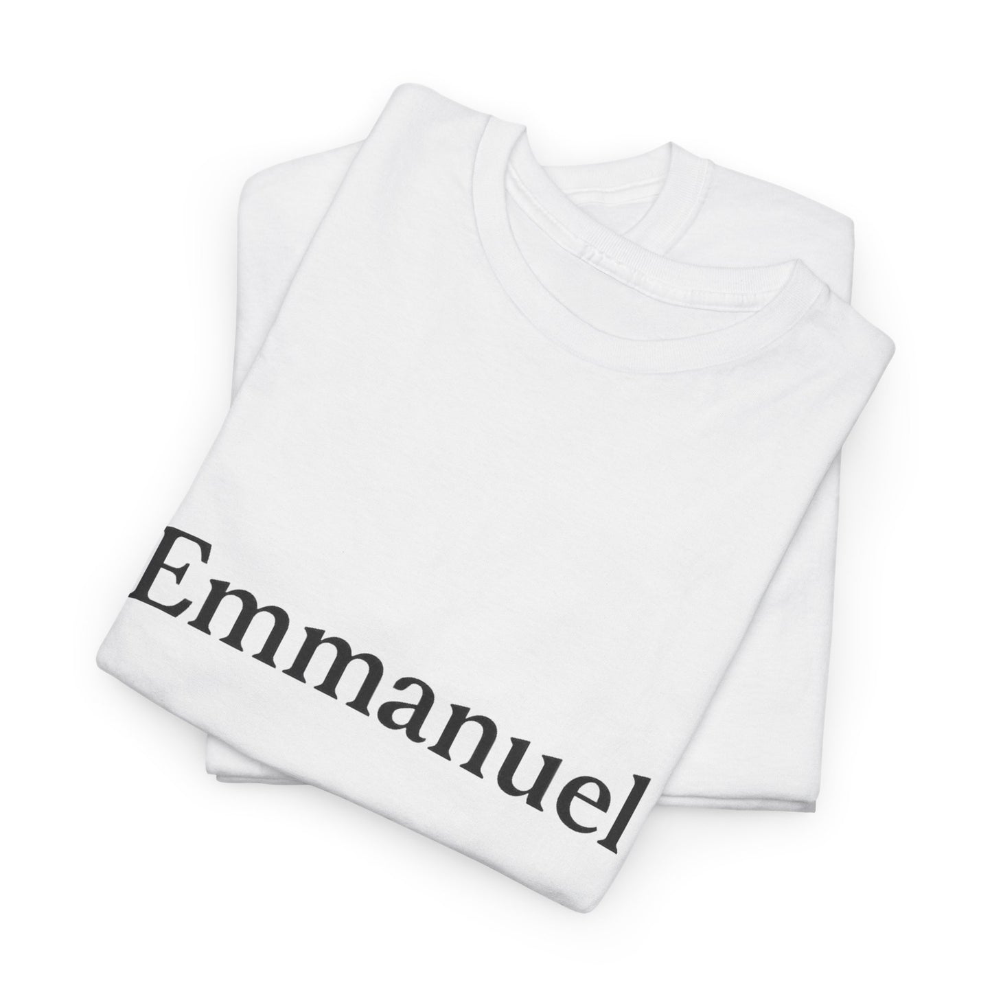 Emmanuel T-Shirt – God With Us Christian Faith Unisex Tee