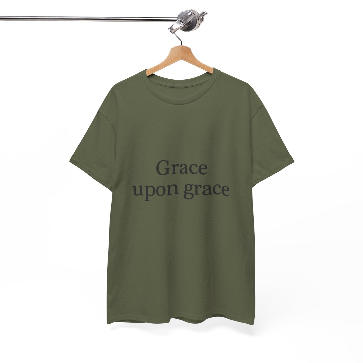Grace Upon Grace T-Shirt – Elegant Christian Faith Unisex Tee