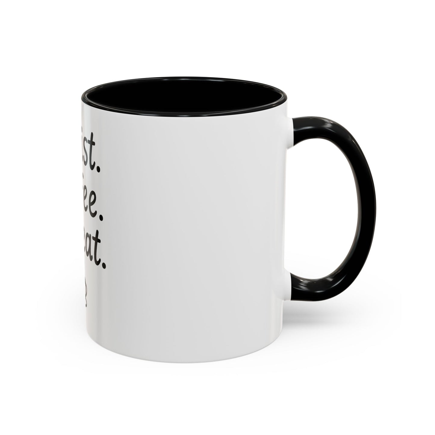Christ Coffee Repeat Accent Mug | Christian Coffee Cup | 11oz