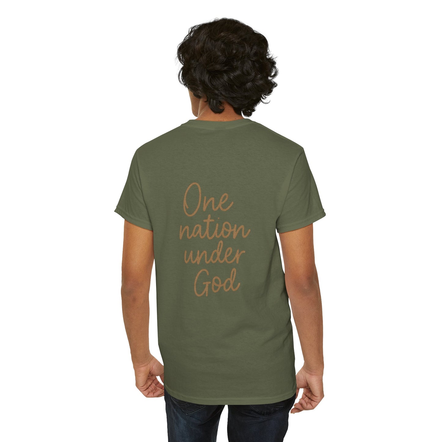 One Nation Under God T-Shirt – Patriotic Christian Unisex Tee