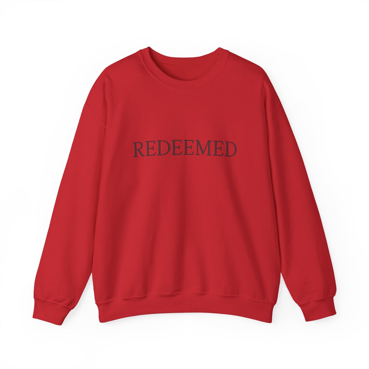 Redeemed Unisex Heavy Blend Crewneck Sweatshirt | Faith Apparel