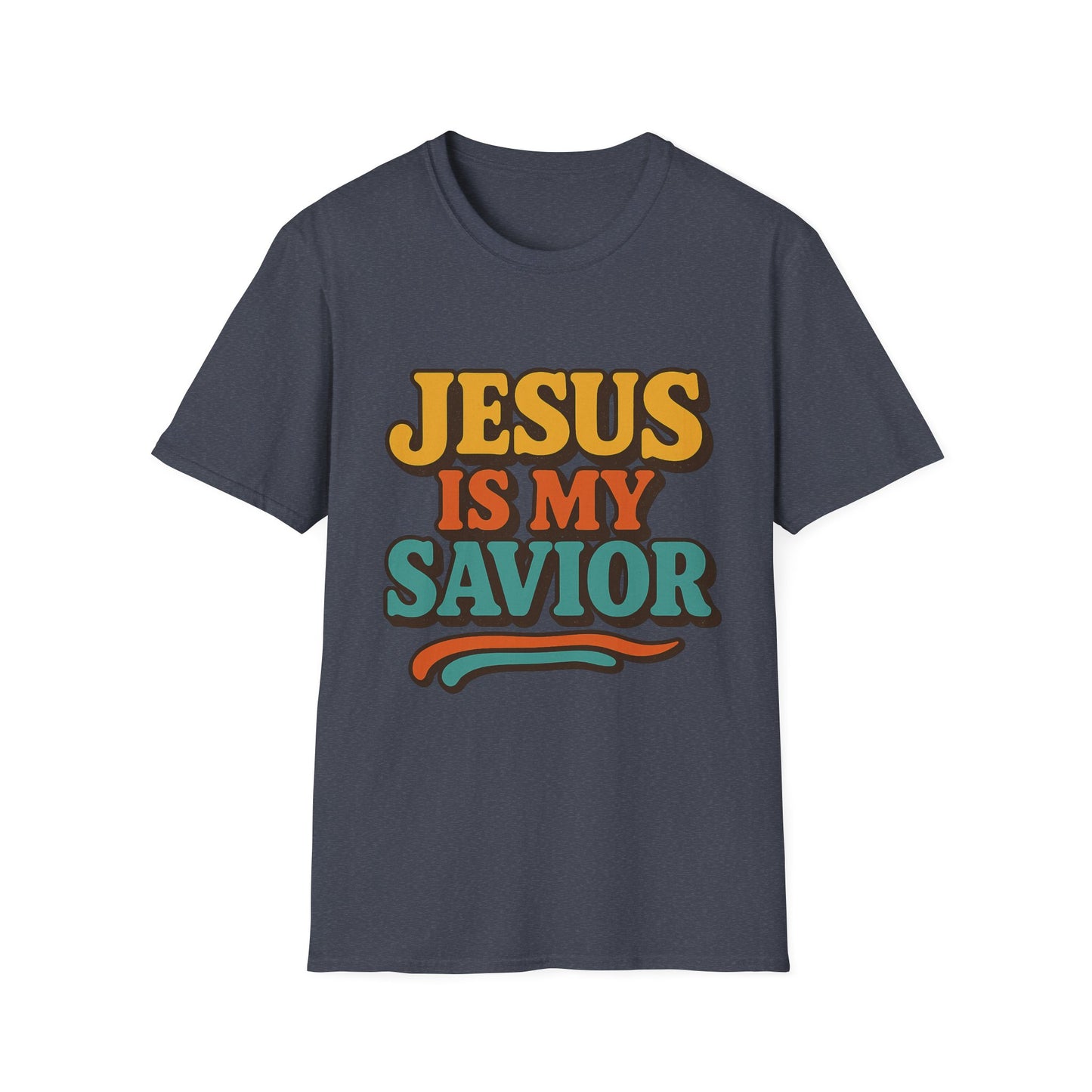Jesus Is My Saviour Softstyle Christian Tee | Faith T-Shirt for Men & Women.