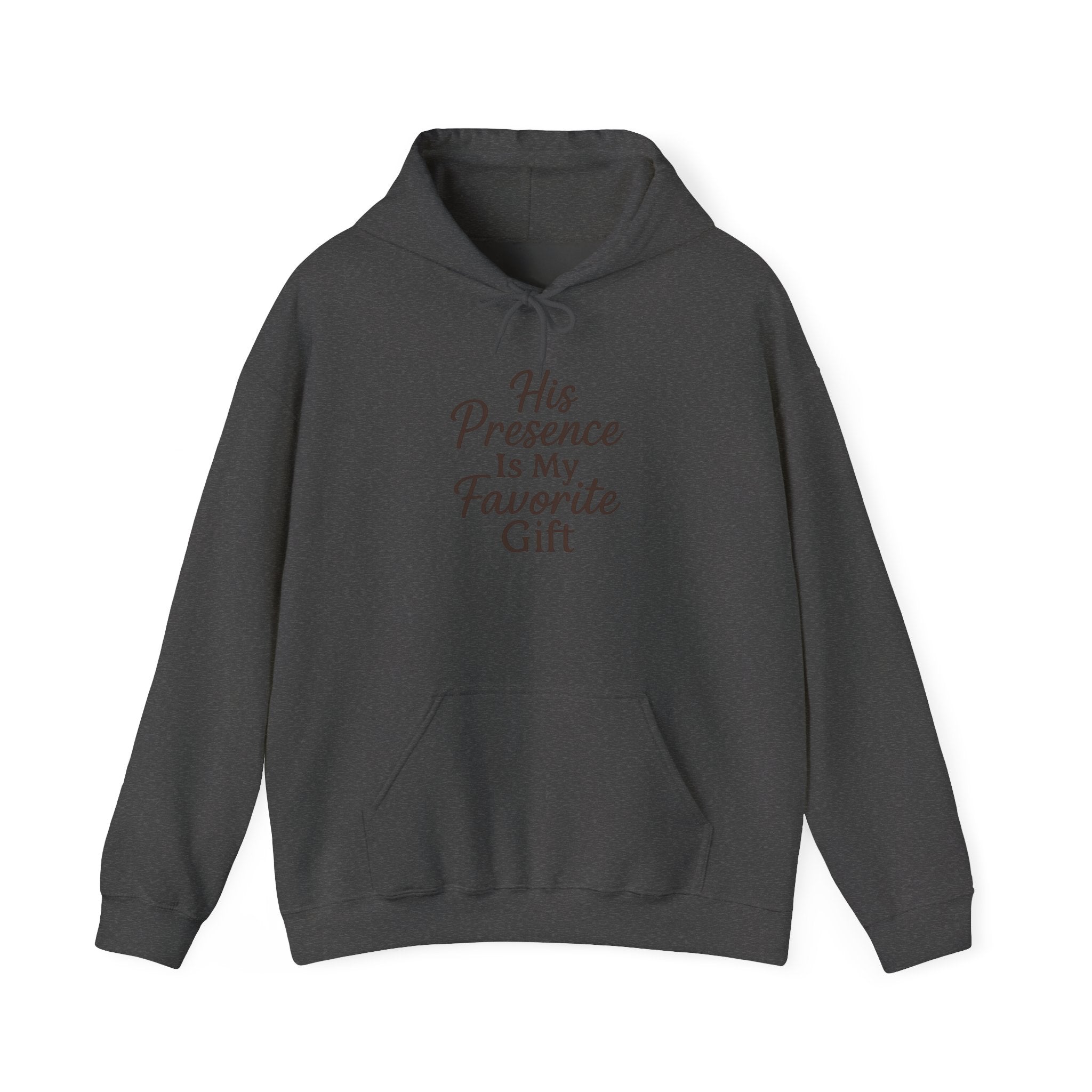 His Presence Is My Favorite Gift Hooded Sweatshirt | Christian Christmas Hoodie | Lexad Designs
