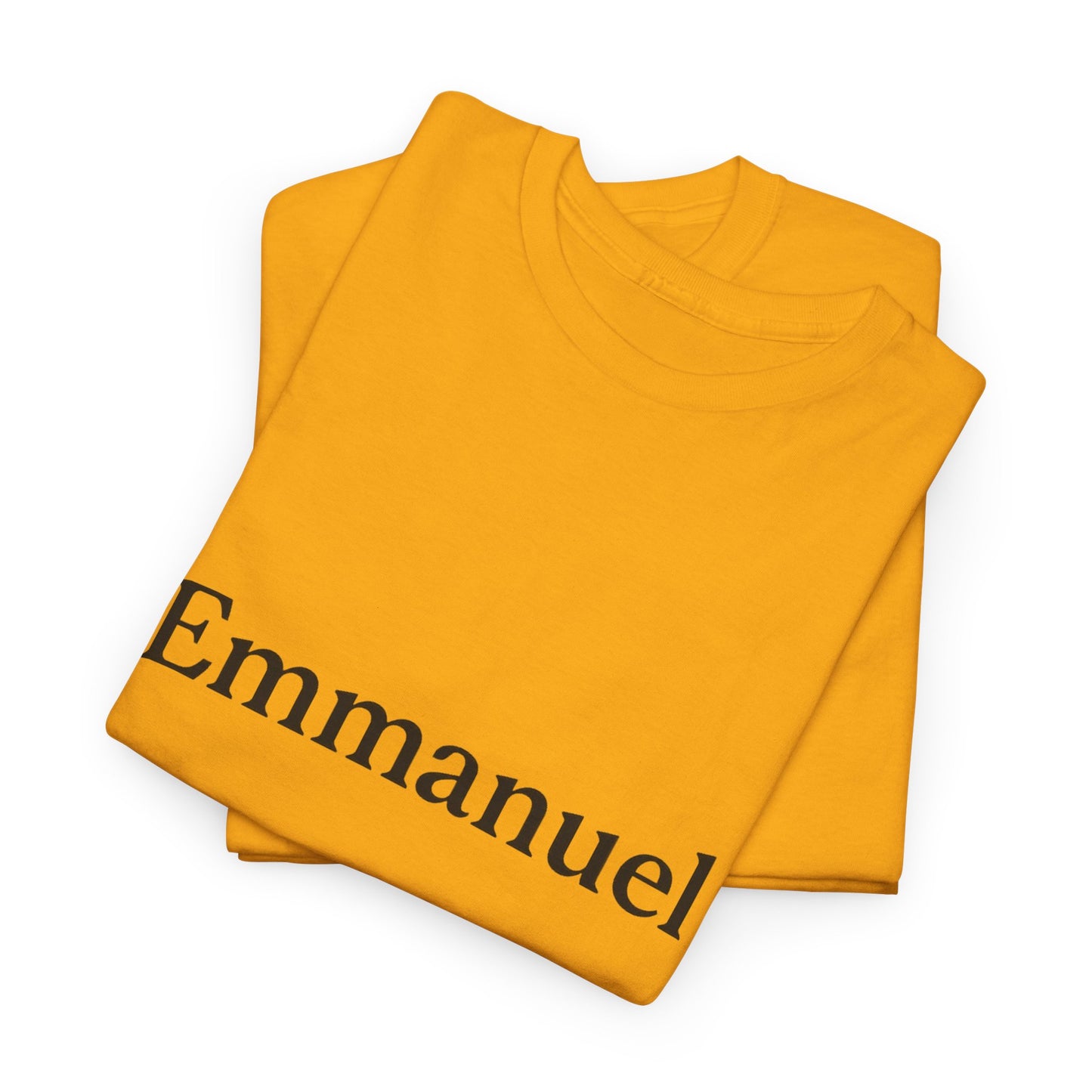 Emmanuel T-Shirt – God With Us Christian Faith Unisex Tee