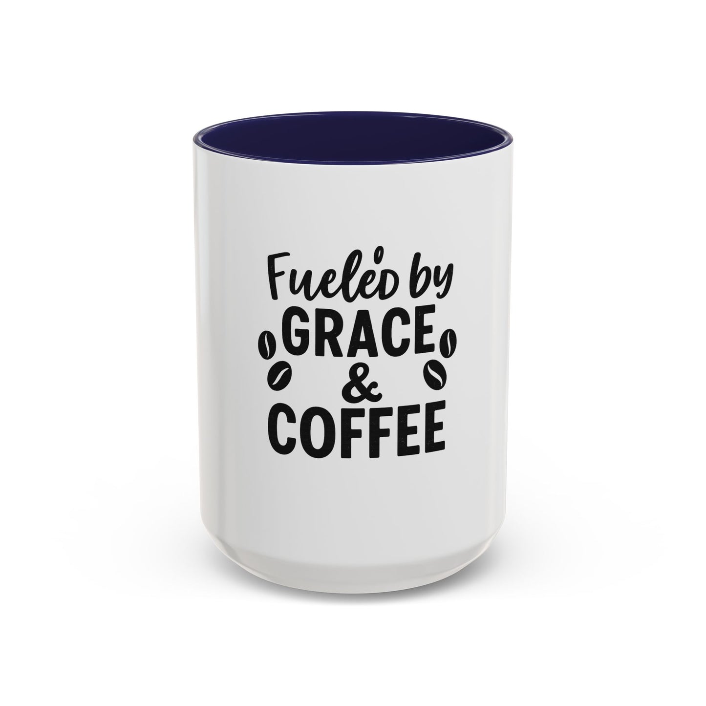 Fueled by Grace & Coffee Mug – Faith & Motivation