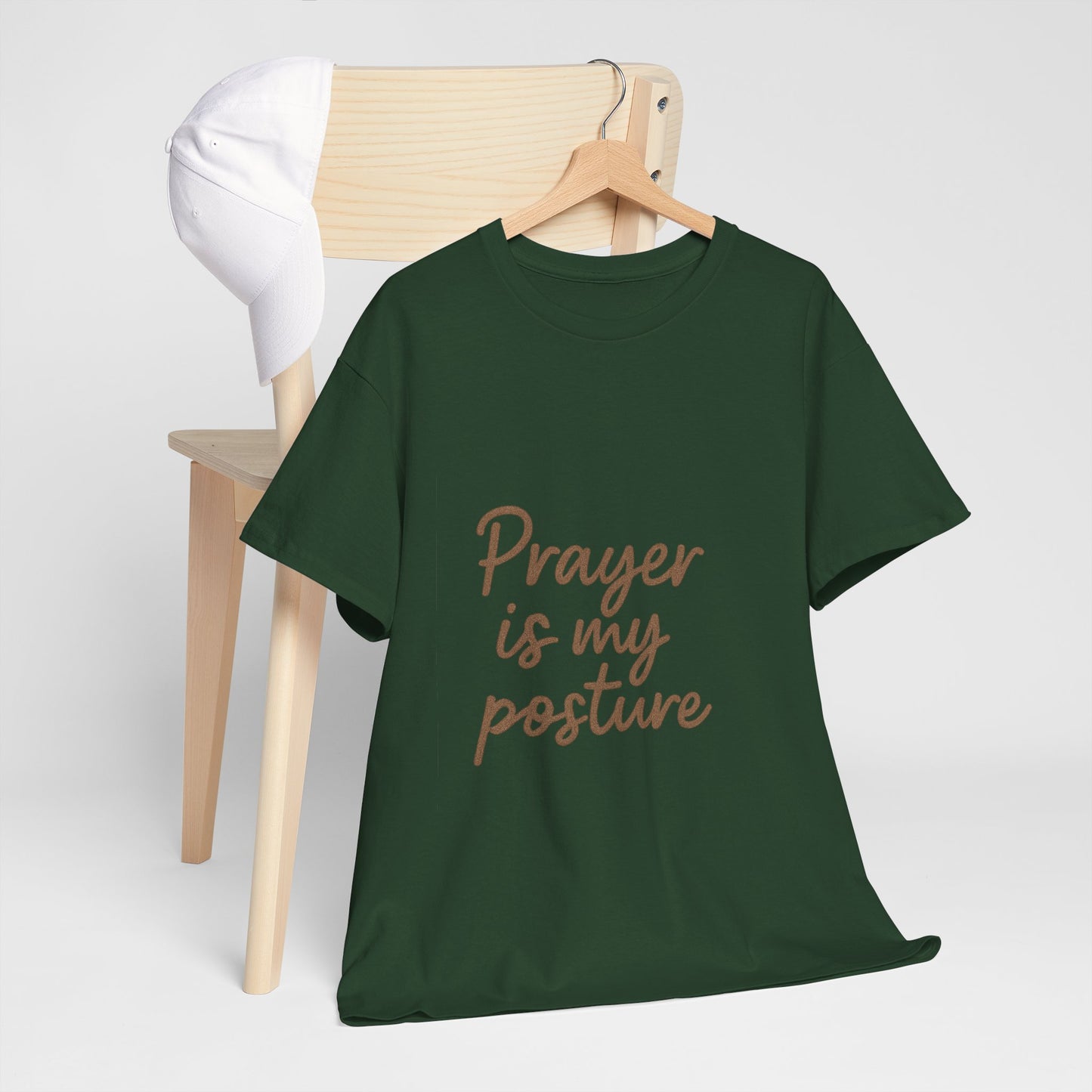 Prayer Is My Posture T-Shirt – Faith-Inspired Christian Unisex Tee