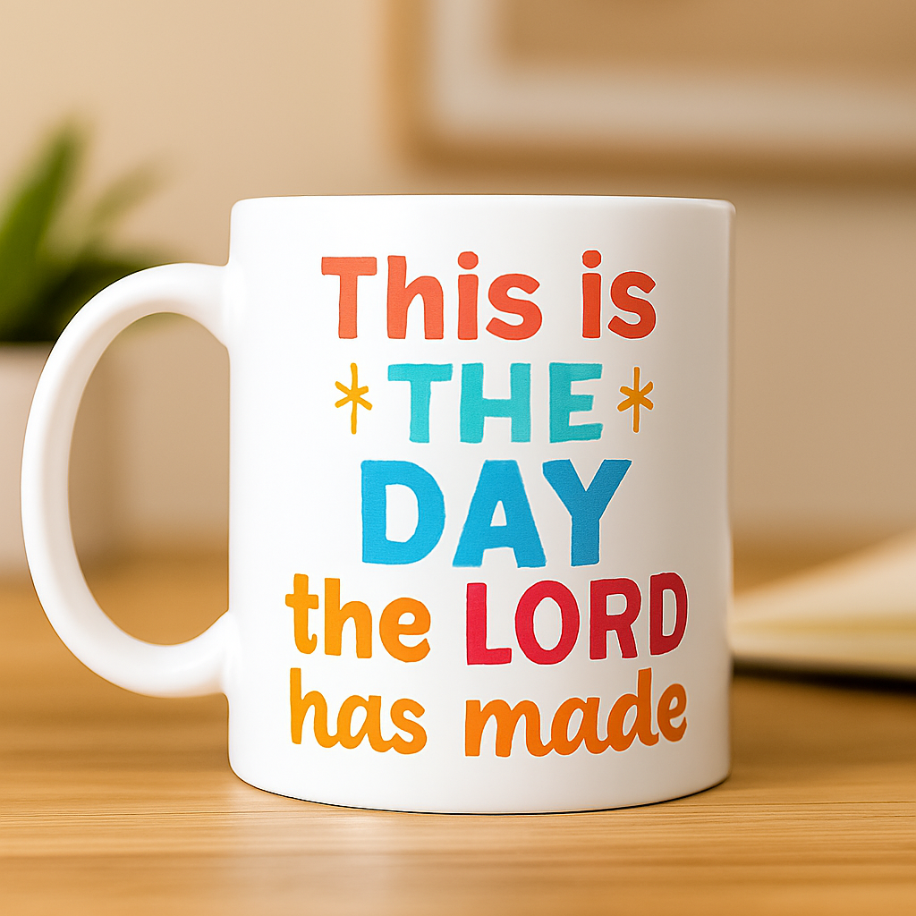 This is the Day Mug – Psalm 118:24 Christian Cup
