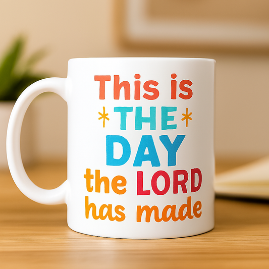 This is the Day Mug – Psalm 118:24 Christian Cup