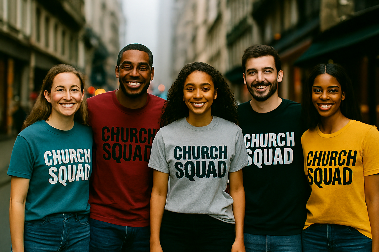 Church Squad Unisex Tee, Christian Apparel, Group Outing Shirt, Faith-Based Gift, Church Events Clothing